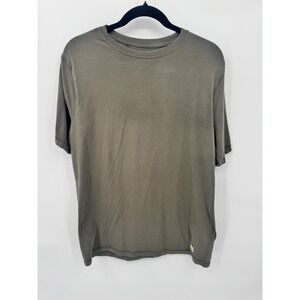 Vuori Short Sleeve Tee Mens Est Large Gray Performance Crew Neck T-Shirt